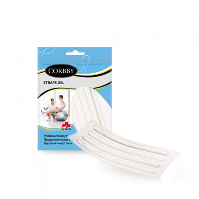 Полоски гелевые CORBBY Straps Gel (4 шт.), безразмерные.