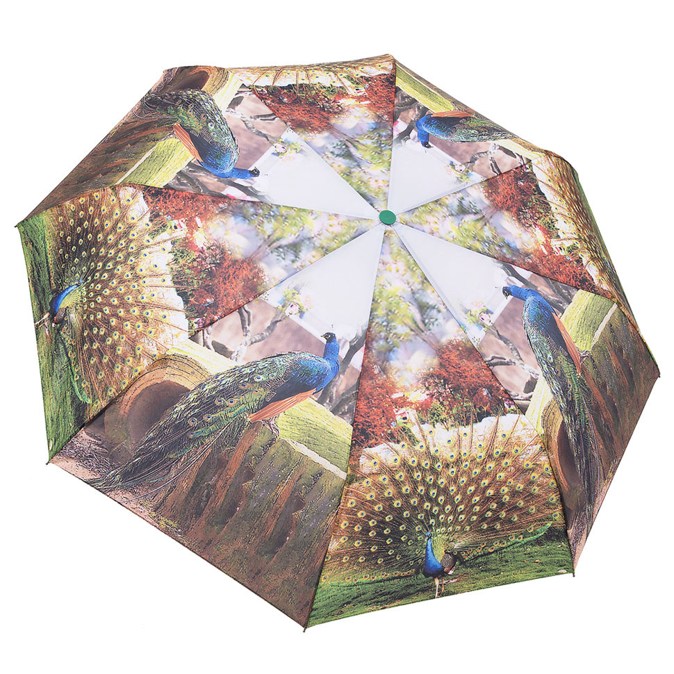 RAINDROPS зонт женский 3 сложения, суперавтомат, полиэстер, купол 98 см. 395/3-05