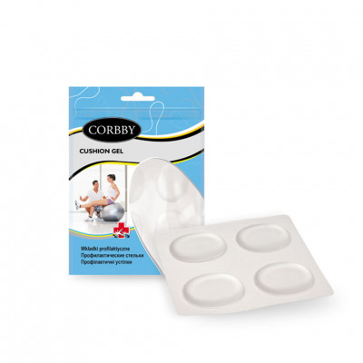 Подушечки Гелевые CORBBY Cushion Gel (4 шт.), безразмерные.