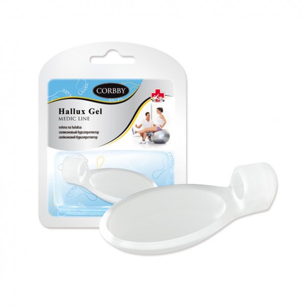 Протектор косточки гелевый CORBBY Hallux Gel (1 шт.), безразмерный.