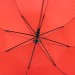 RAINBRELLA зонт женский трость 8 спиц, автомат, красный сатин, купол 103 см. CGY66